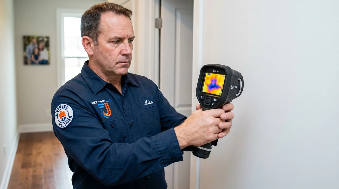 Thermal imaging leak detection by Johns Plumbing LLC in Weyauwega